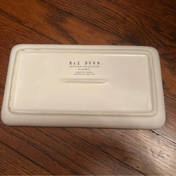 Rae Dunn Eggcellent Tray 9” x 5” - Picture 2 of 2